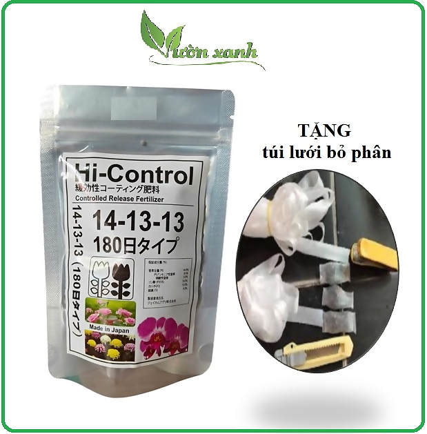 Phân chì tam chậm Nhật Bản 14-13-13, phân bón có kiểm soát, dinh dưỡng cung cấp lên đến 2 tháng